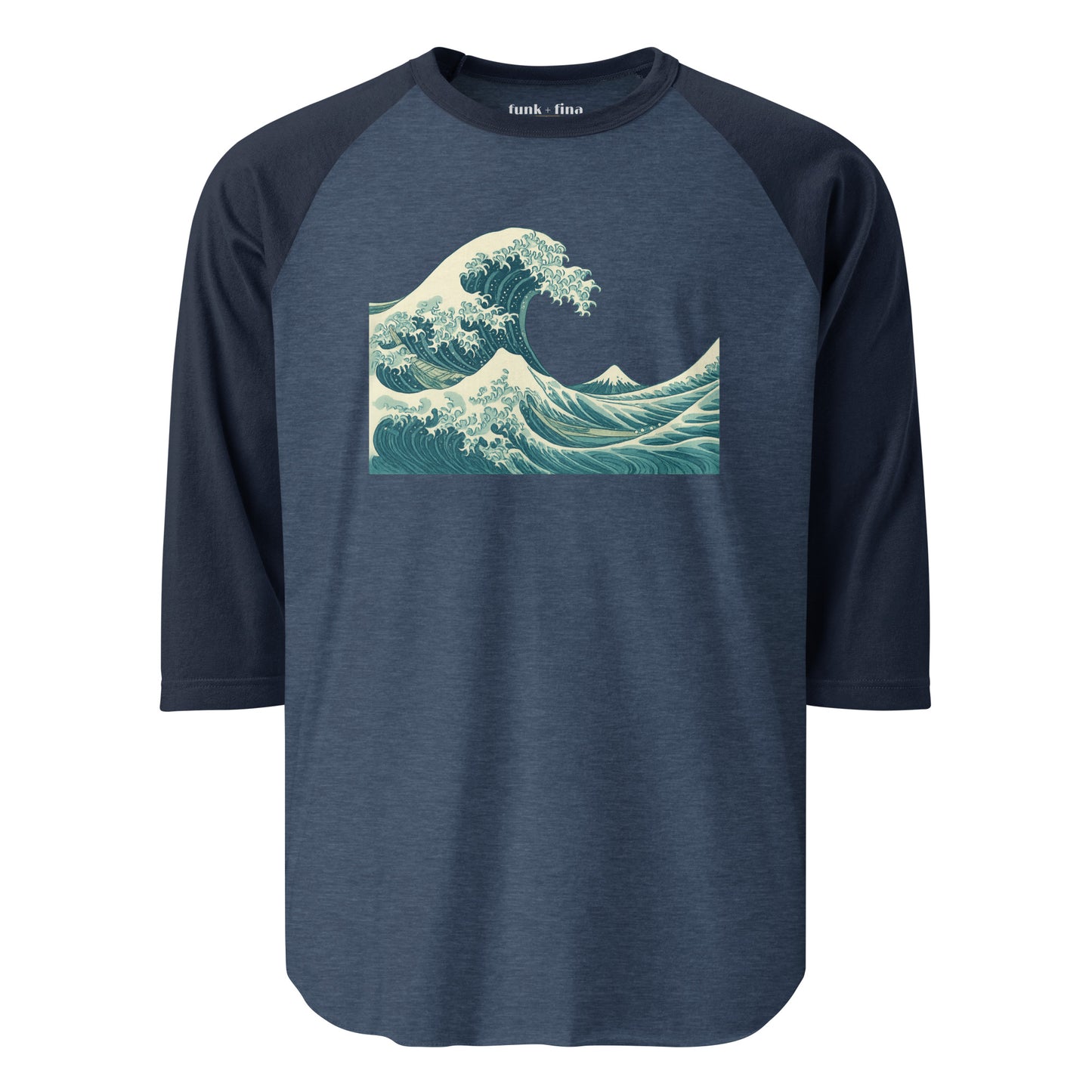 katsushika wave | baseball tee