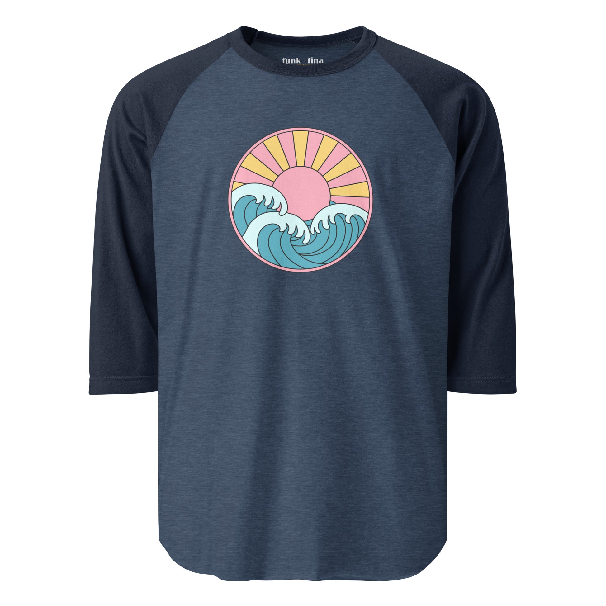 soft waves | baseball tee