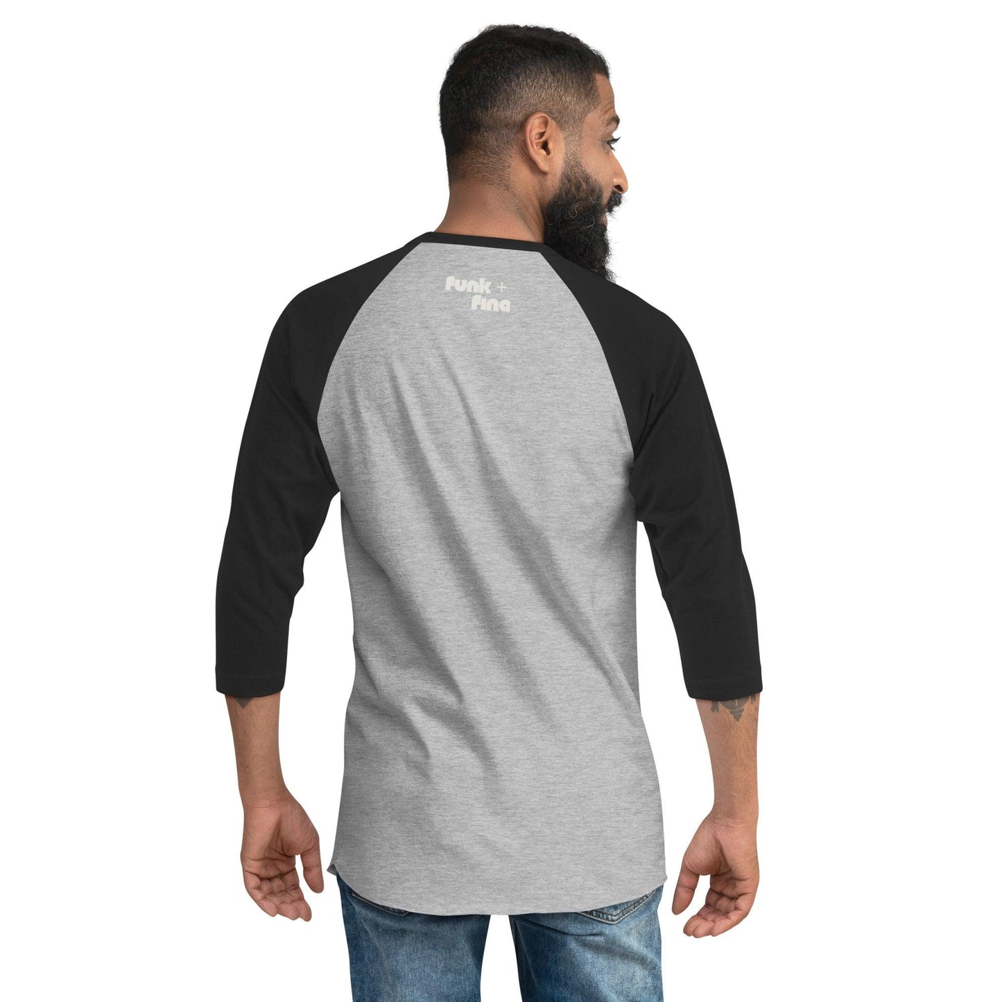 curvy rainbow | baseball tee - f u n k + f i n a