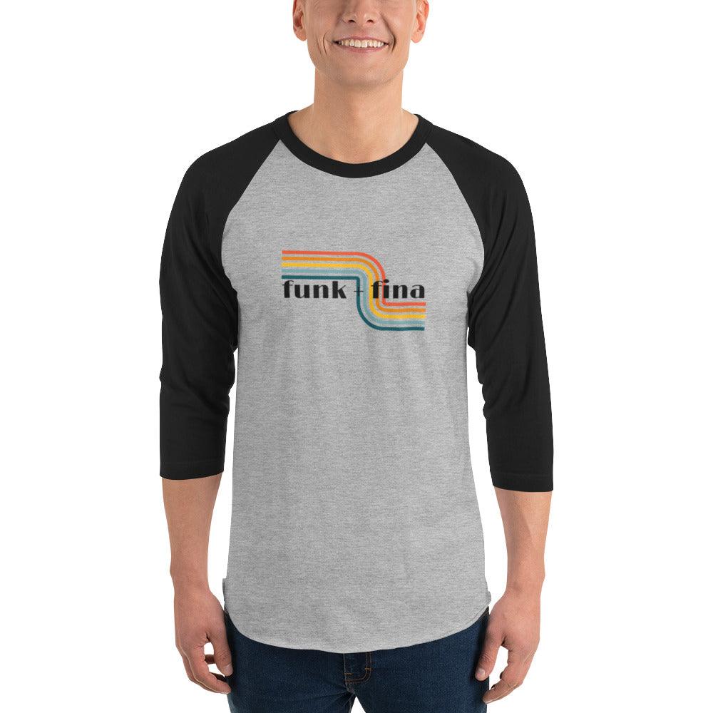 curvy rainbow | baseball tee - f u n k + f i n a