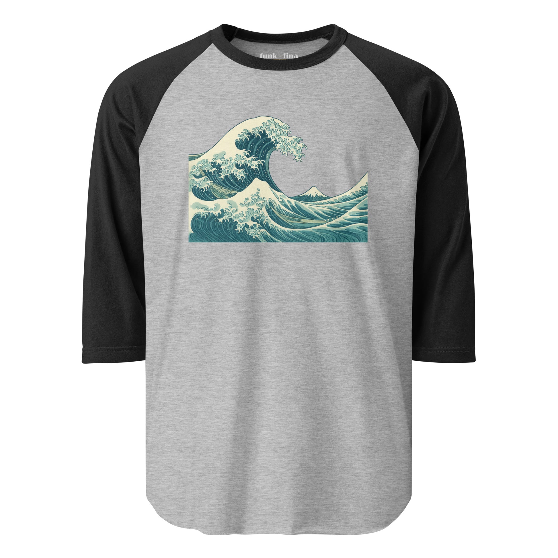 katsushika wave | baseball tee