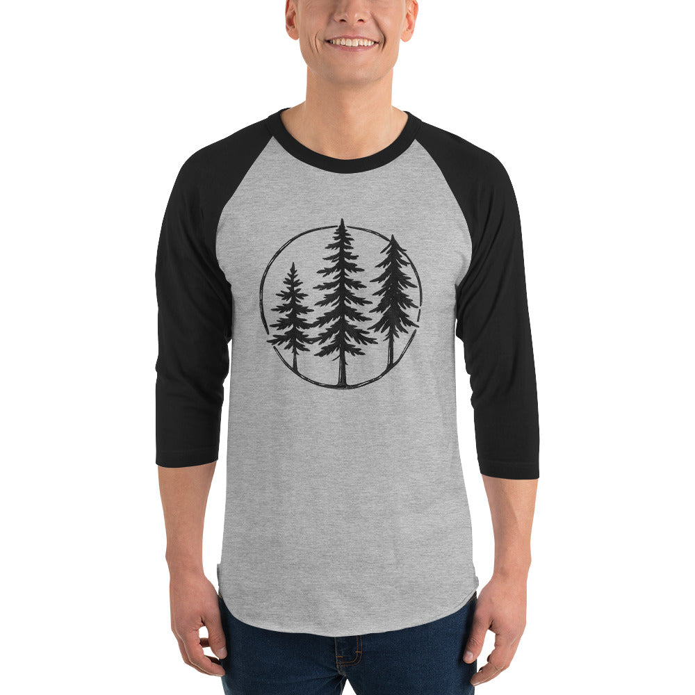 circle of trees | baseball tee