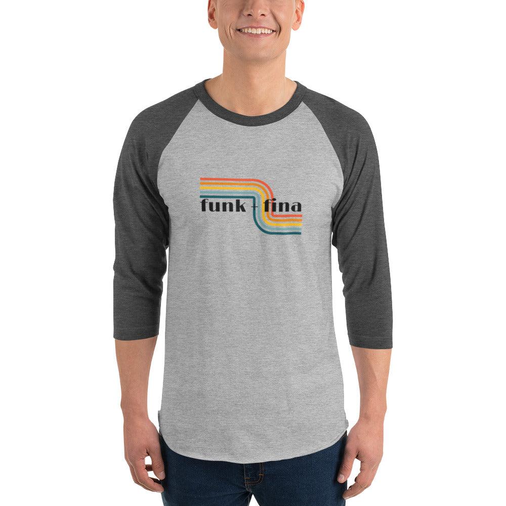 curvy rainbow | baseball tee - f u n k + f i n a