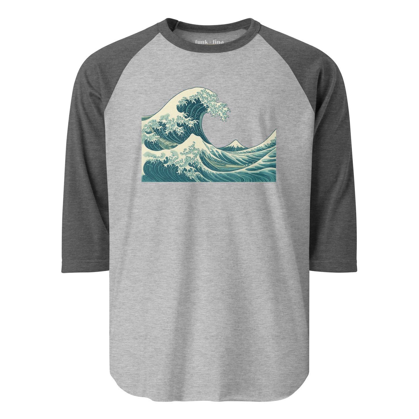 katsushika wave | baseball tee