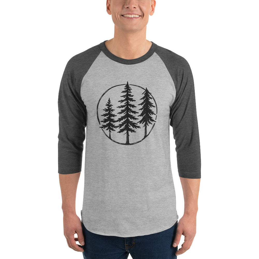 circle of trees | baseball tee
