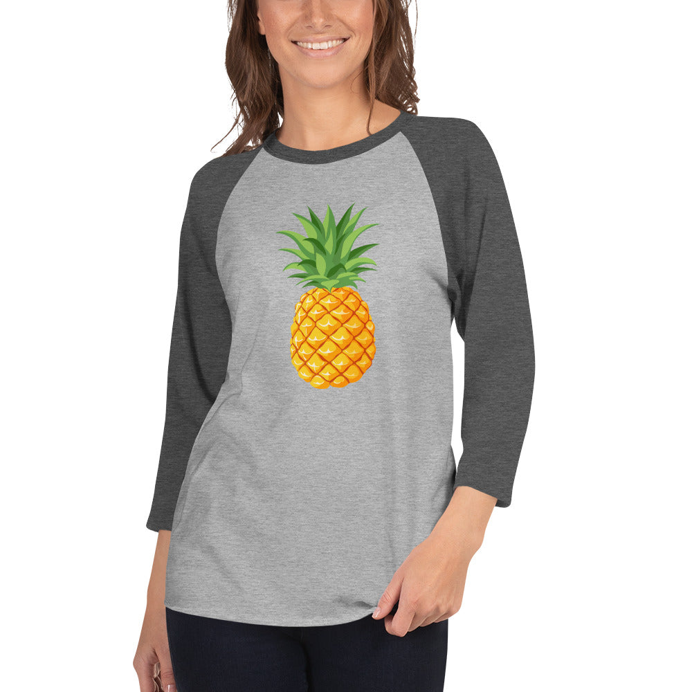 pineapple | baseball tee