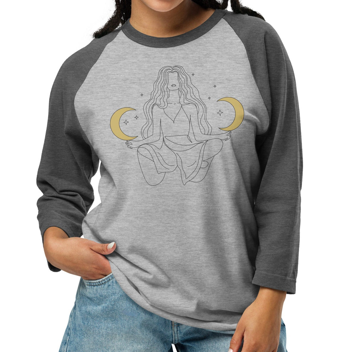 moon goddess | baseball tee