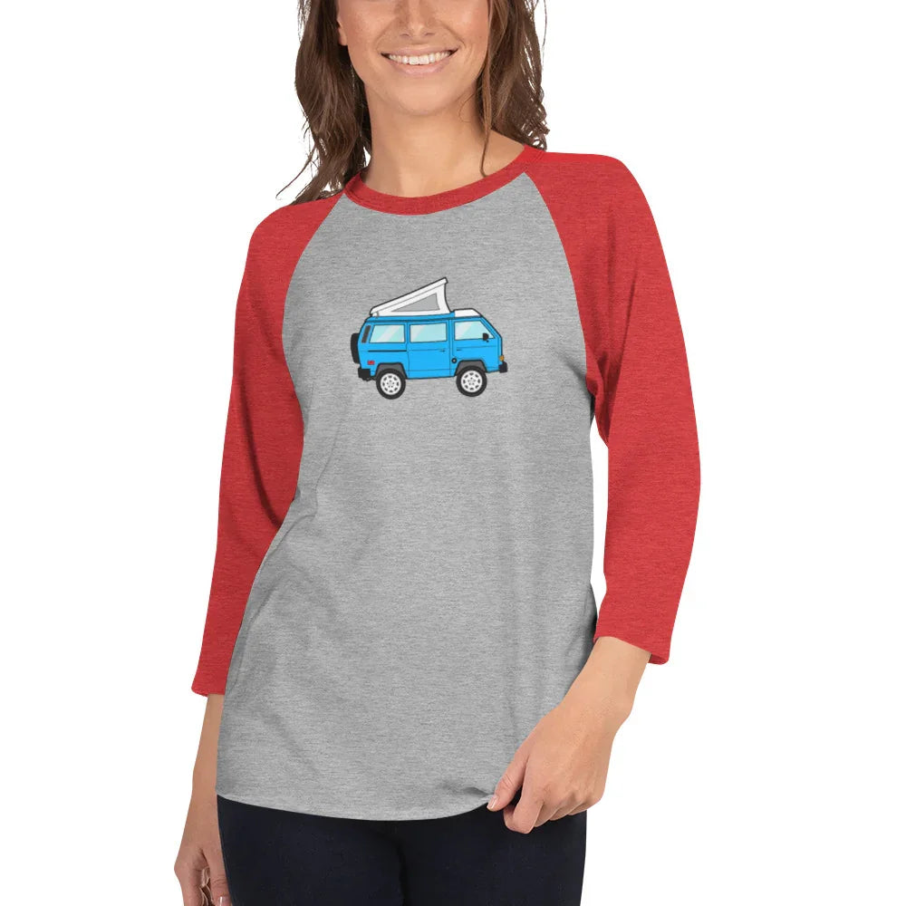 westfalia blue | baseball tee - f u n k + f i n a