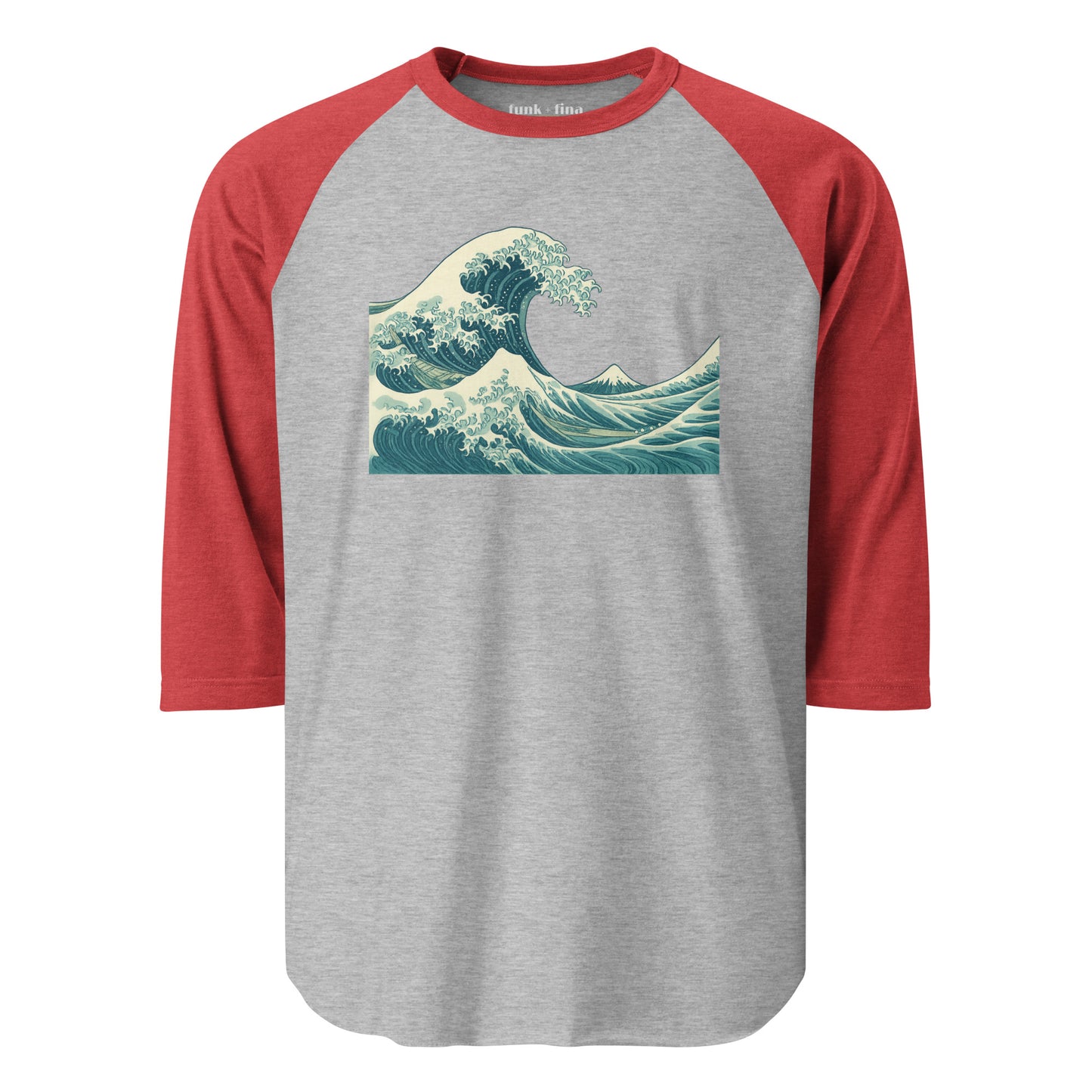 katsushika wave | baseball tee