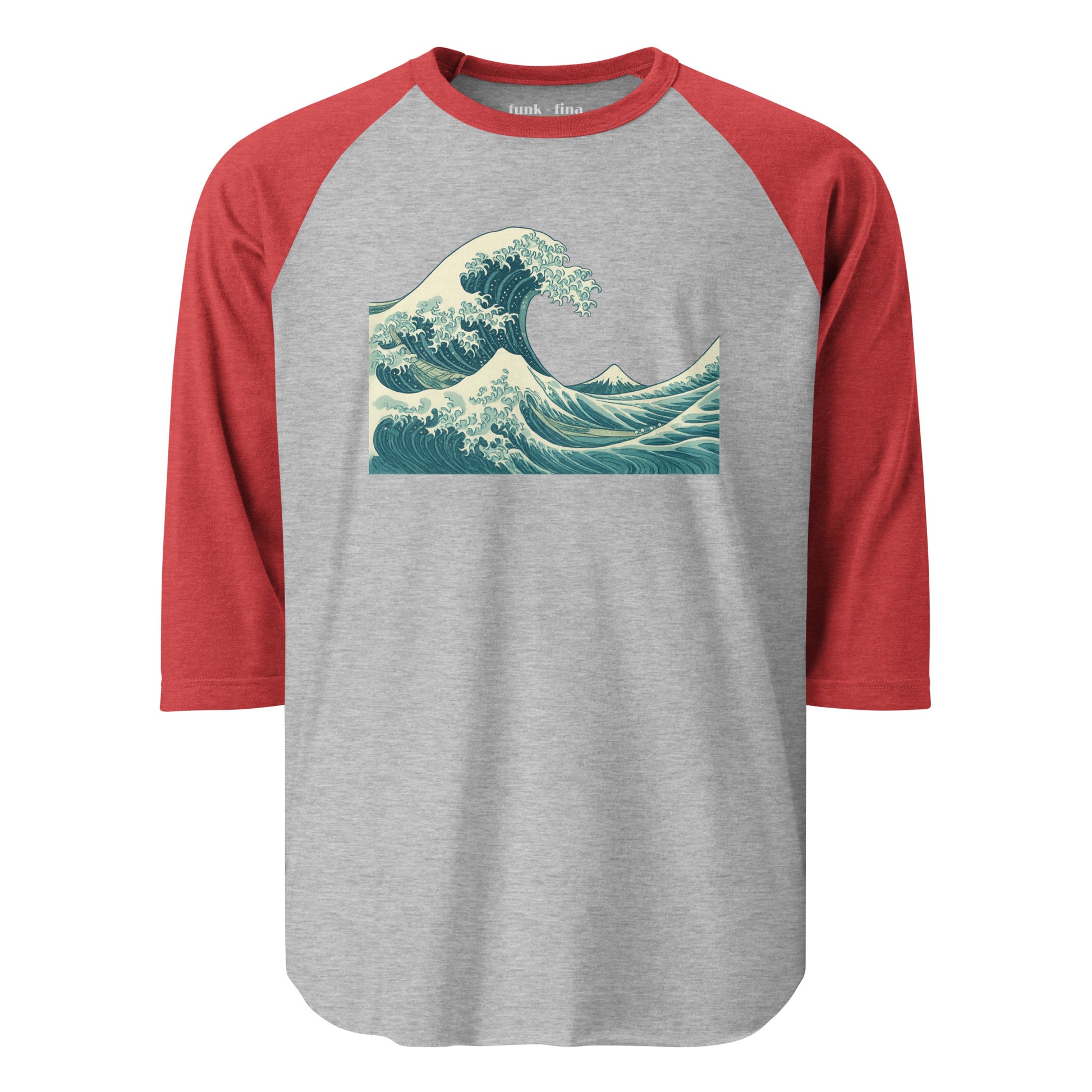 katsushika wave | baseball tee
