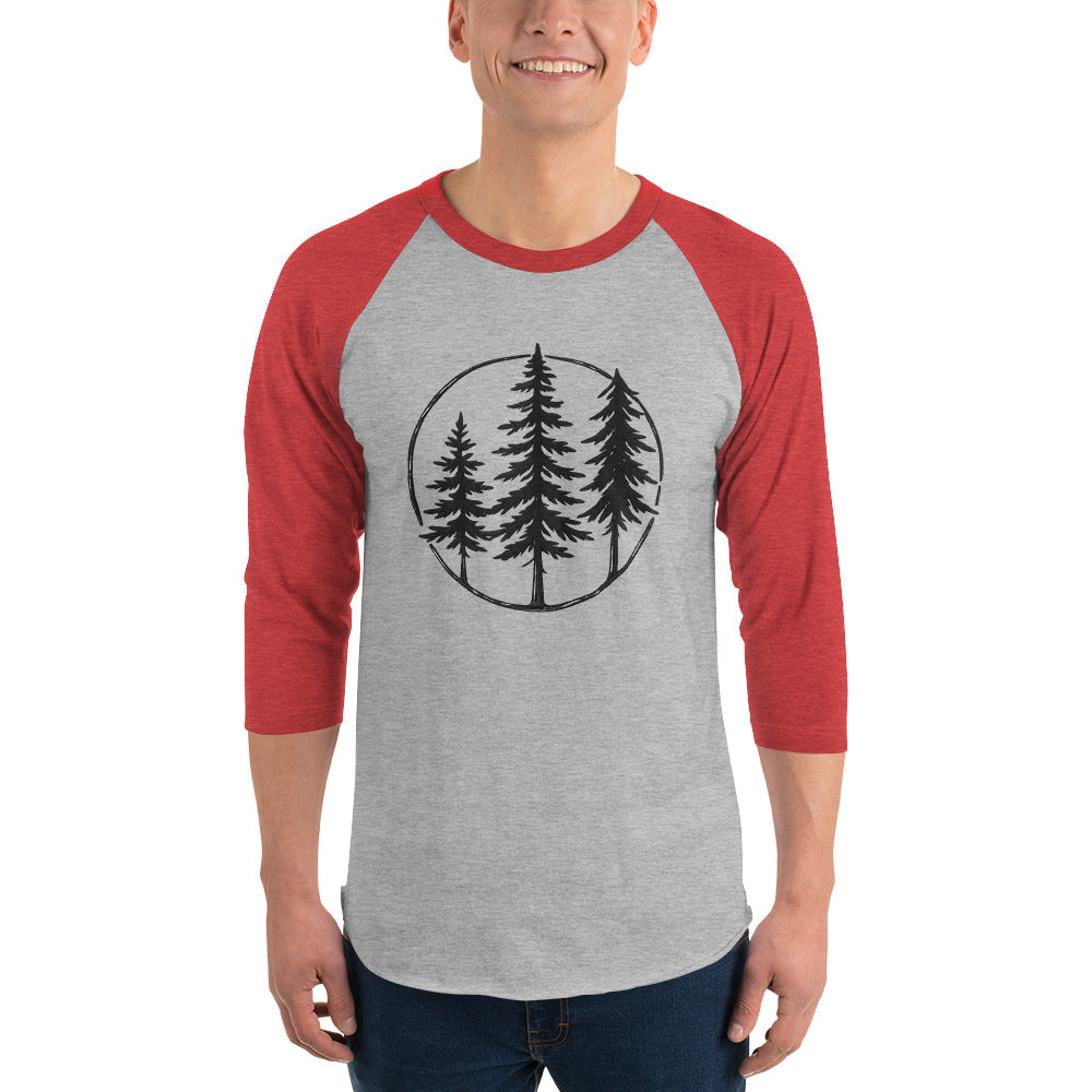 circle of trees | baseball tee