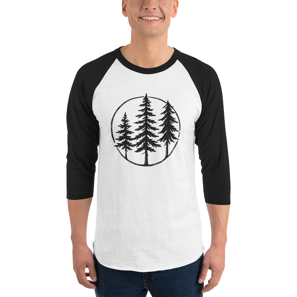 circle of trees | baseball tee