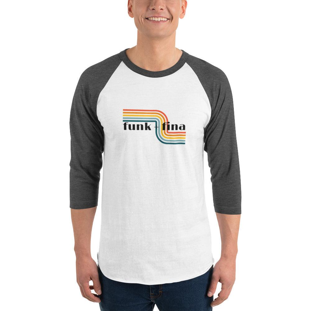 curvy rainbow | baseball tee - f u n k + f i n a