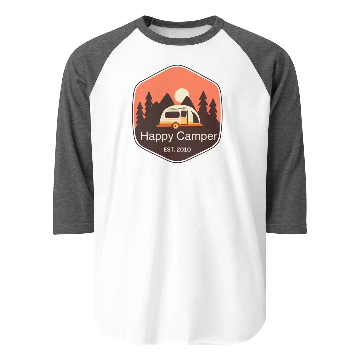 brown happy camper | baseball tee - f u n k + f i n a