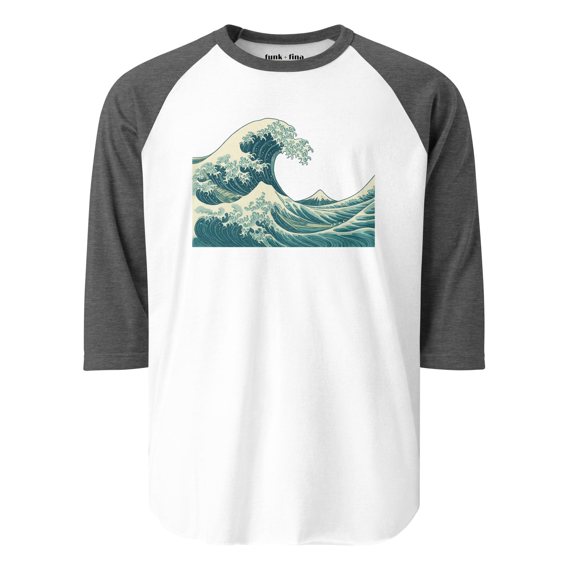 katsushika wave | baseball tee