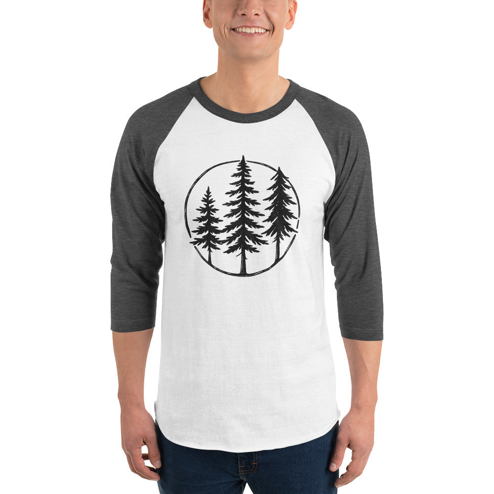 circle of trees | baseball tee