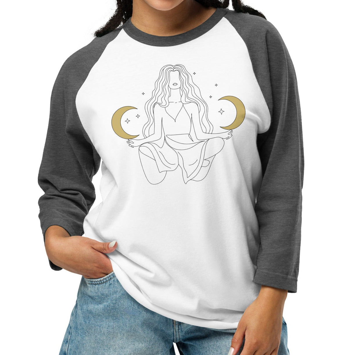 moon goddess | baseball tee