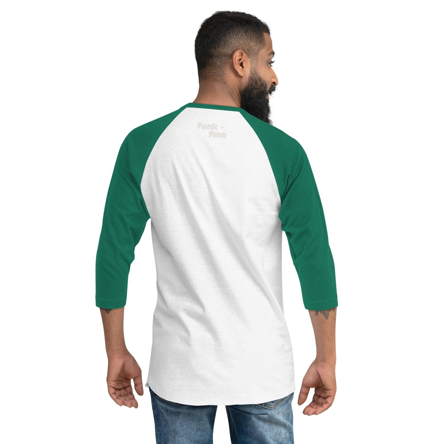 curvy rainbow | baseball tee - f u n k + f i n a