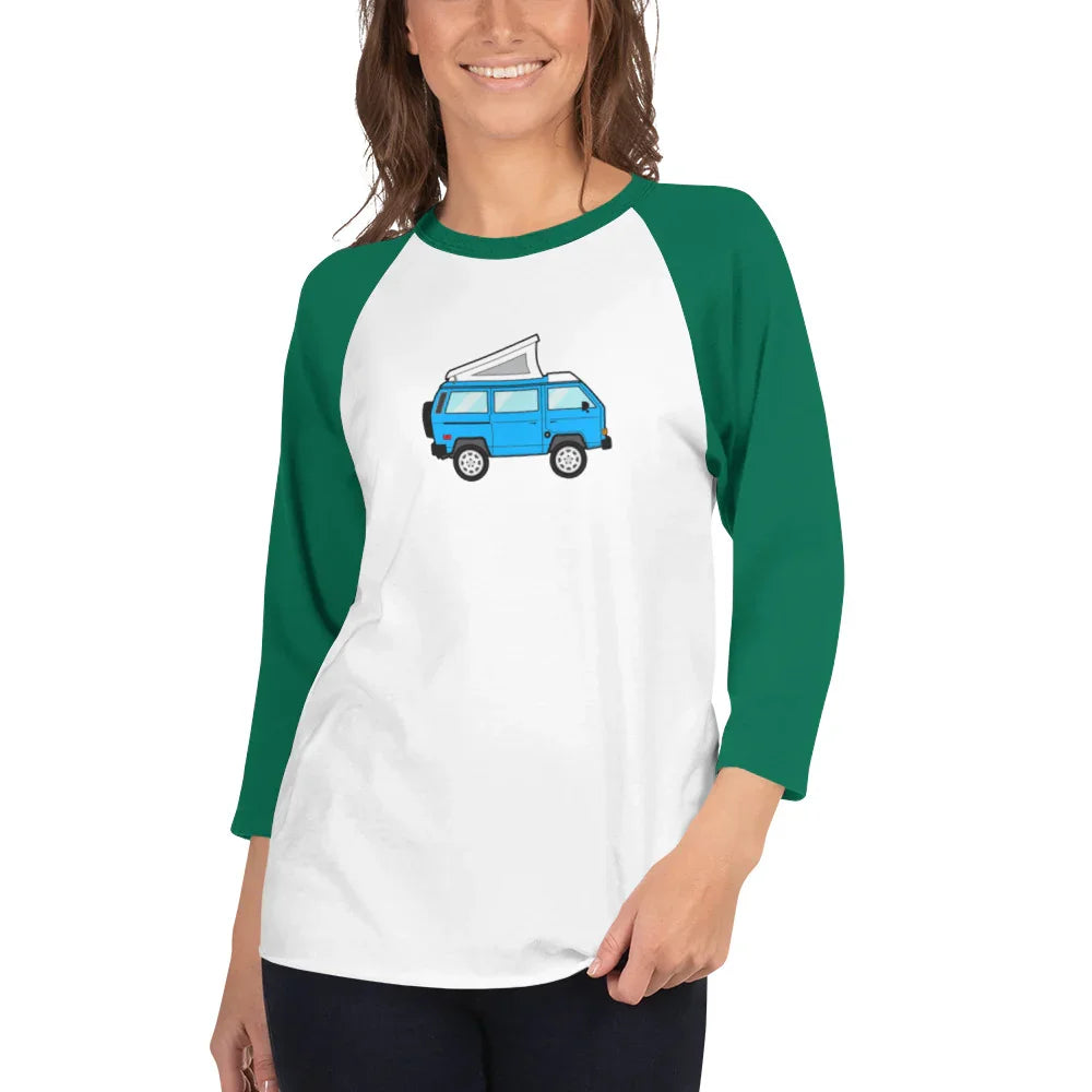 westfalia blue | baseball tee - f u n k + f i n a