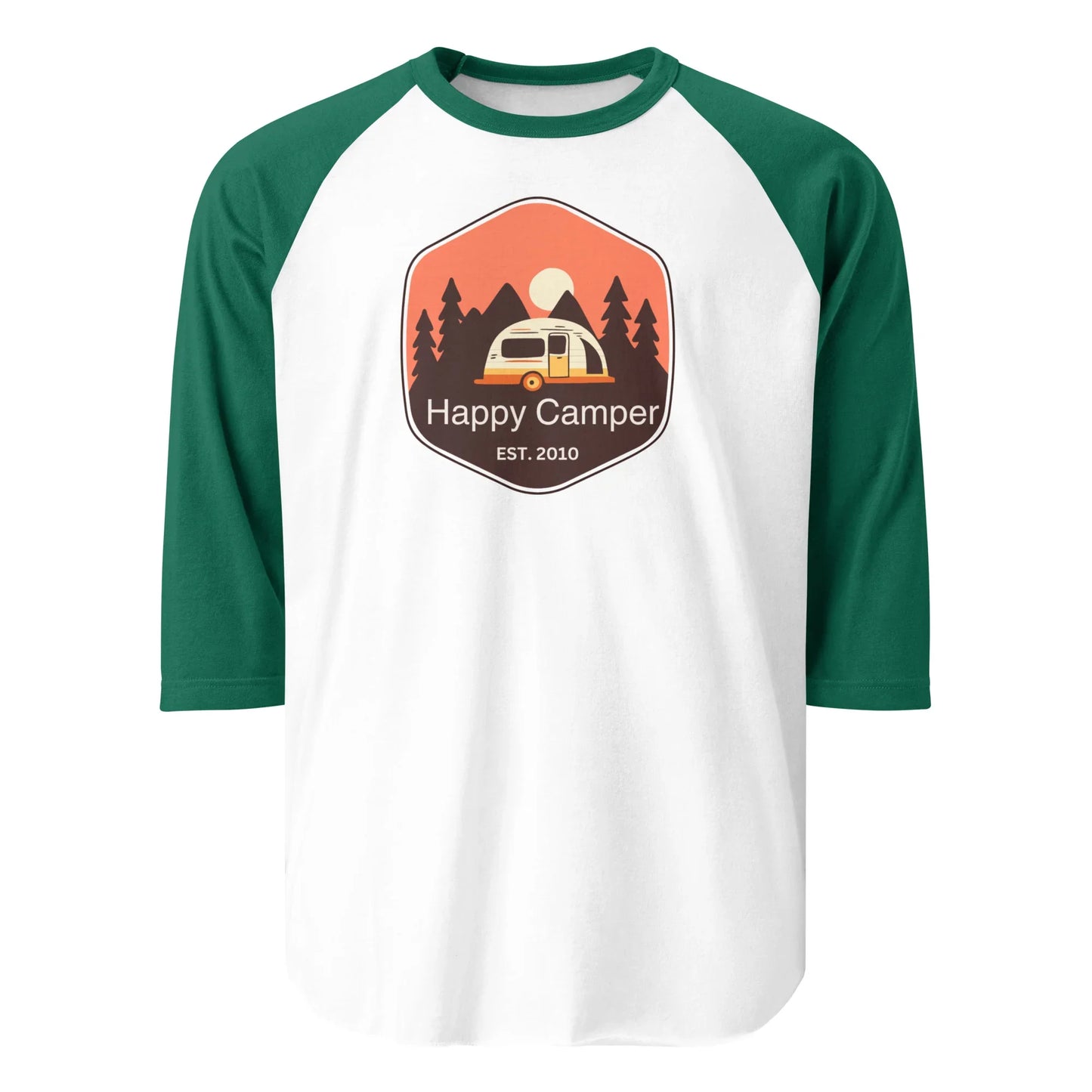 brown happy camper | baseball tee - f u n k + f i n a