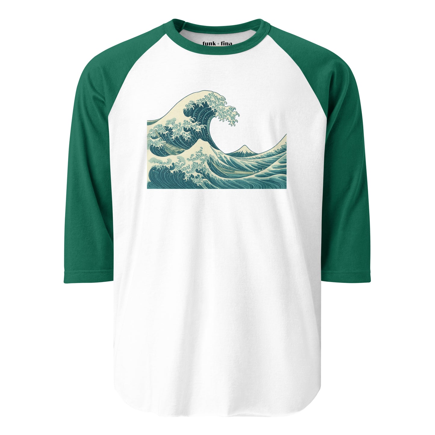 katsushika wave | baseball tee
