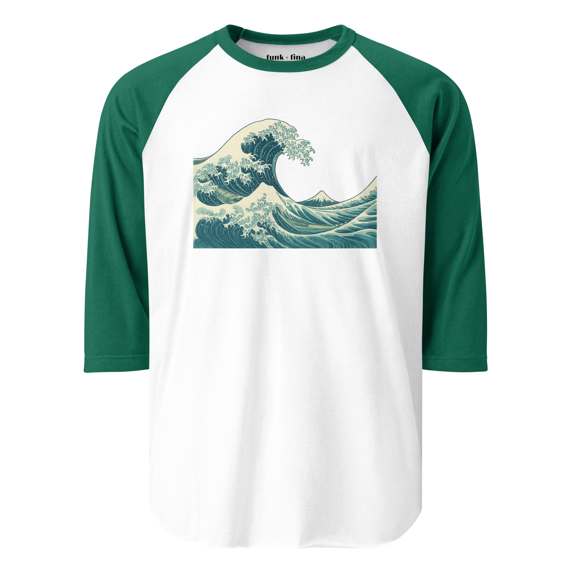 katsushika wave | baseball tee