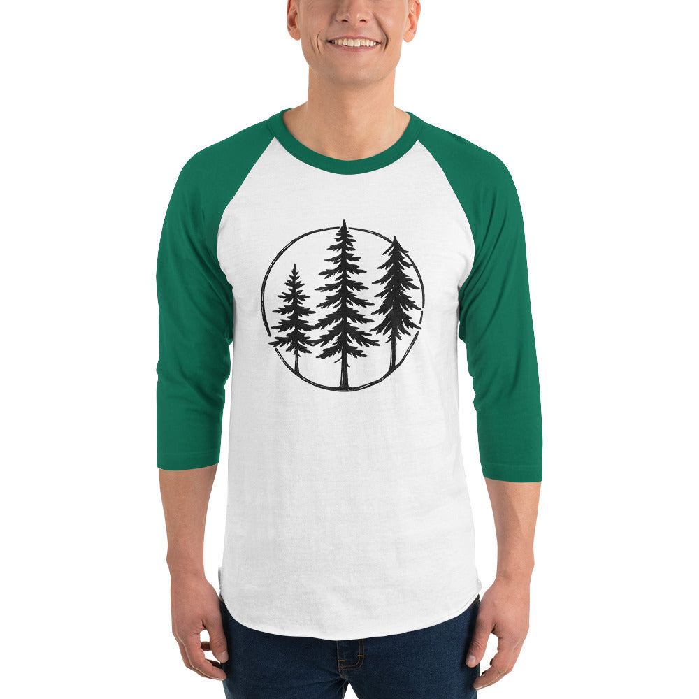 circle of trees | baseball tee