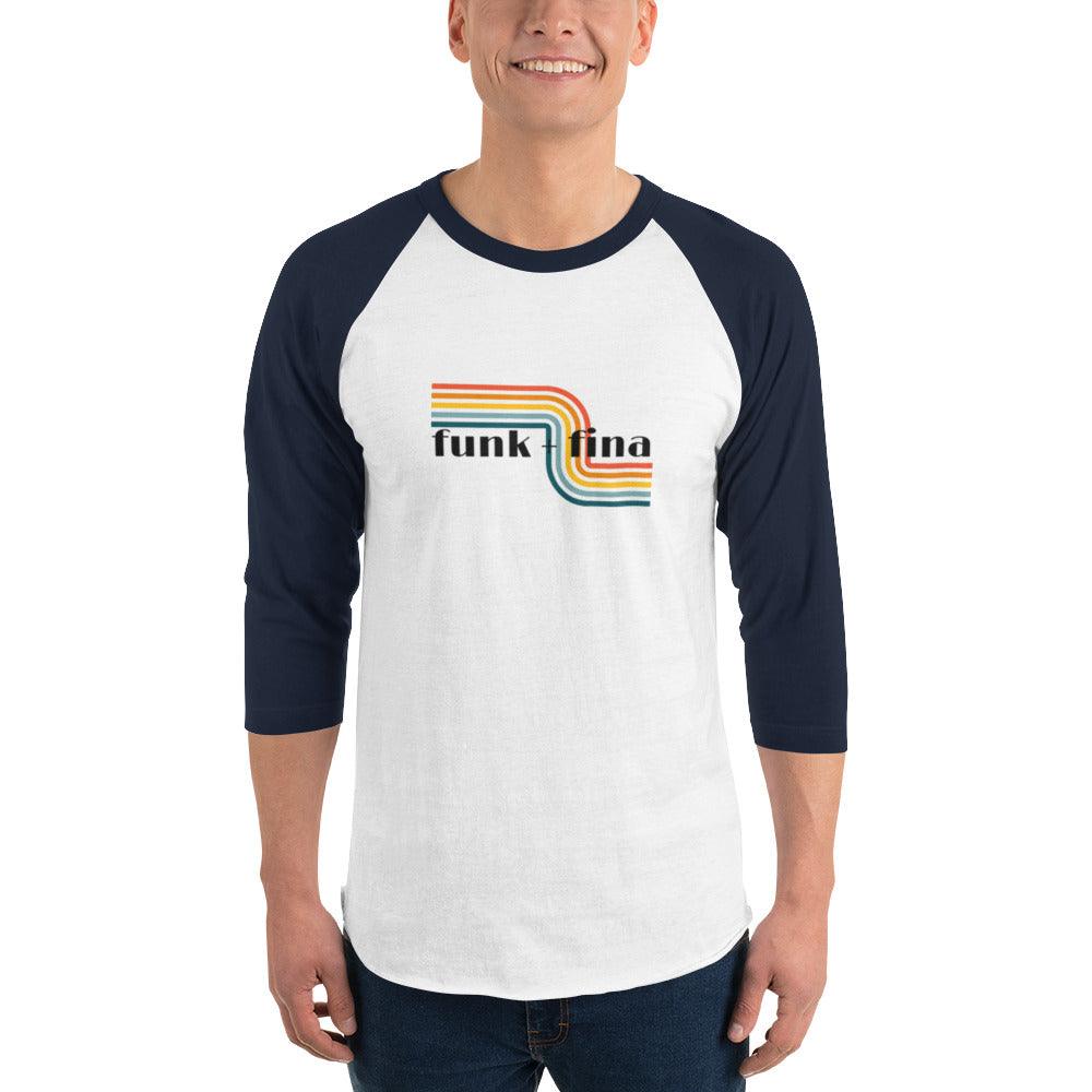 curvy rainbow | baseball tee - f u n k + f i n a