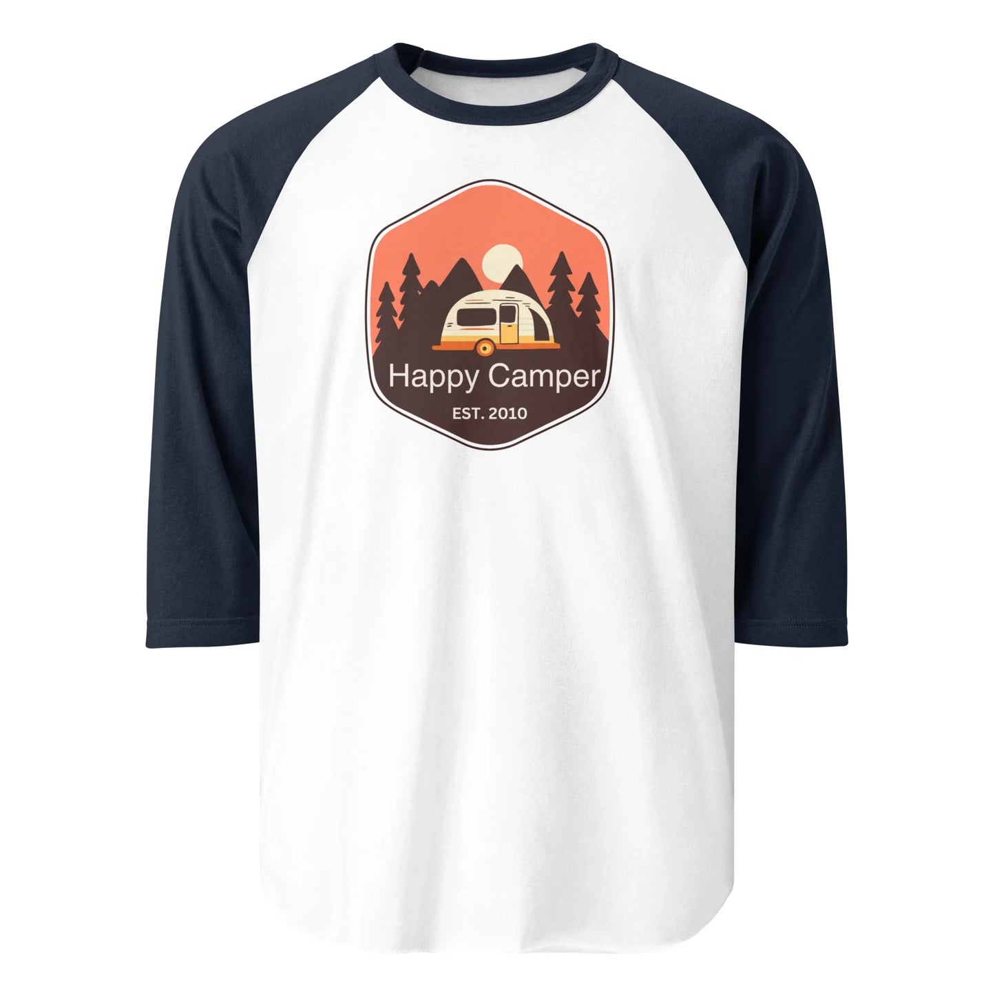brown happy camper | baseball tee - f u n k + f i n a