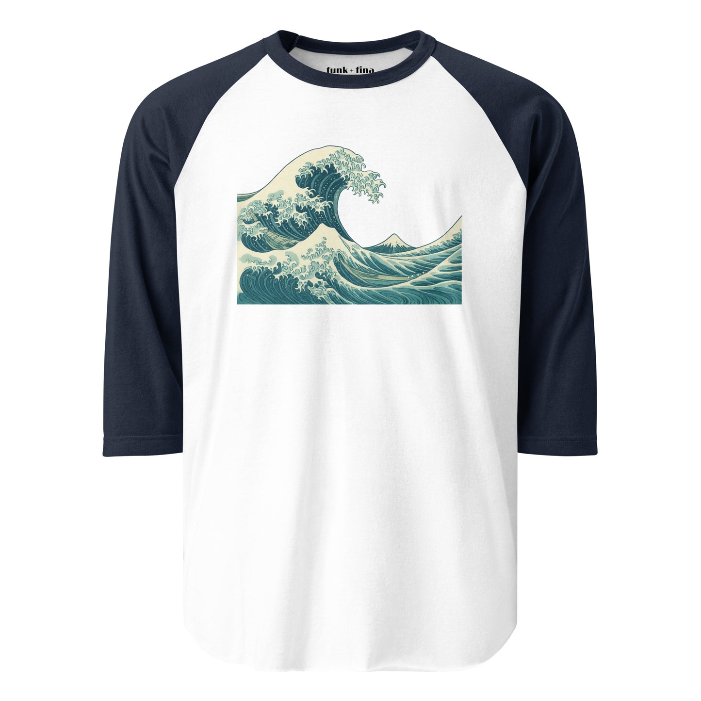 katsushika wave | baseball tee