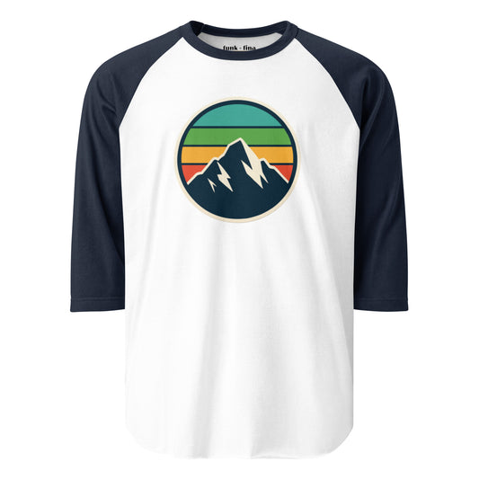 mountain rainbow | baseball tee