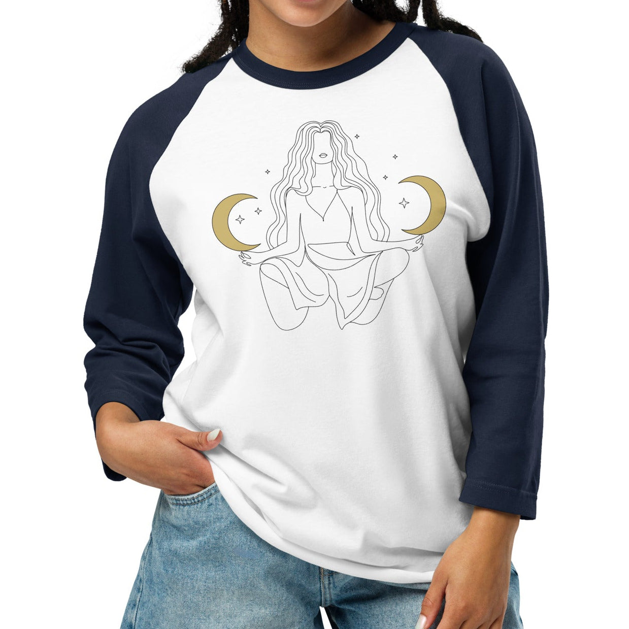 moon goddess | baseball tee