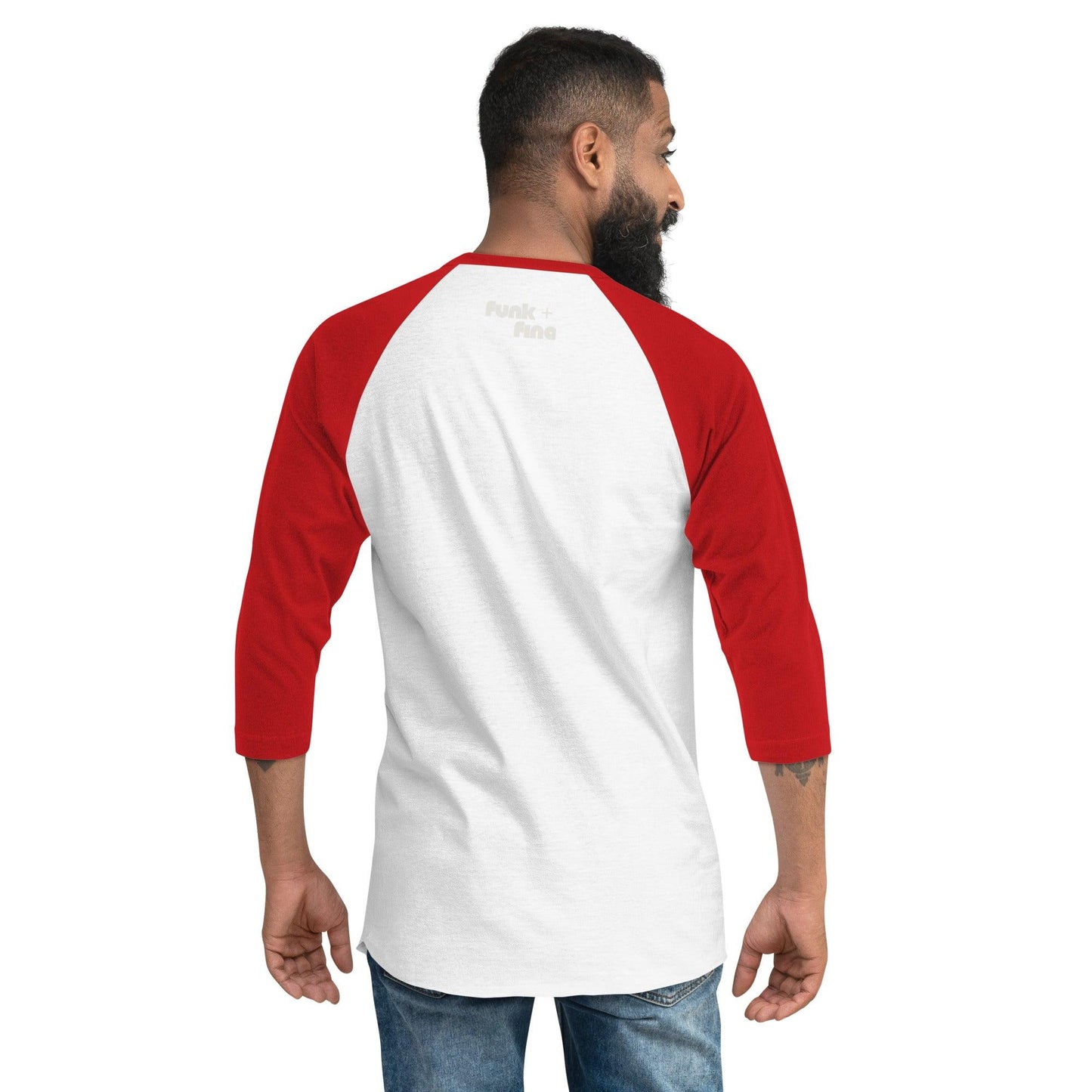 curvy rainbow | baseball tee - f u n k + f i n a