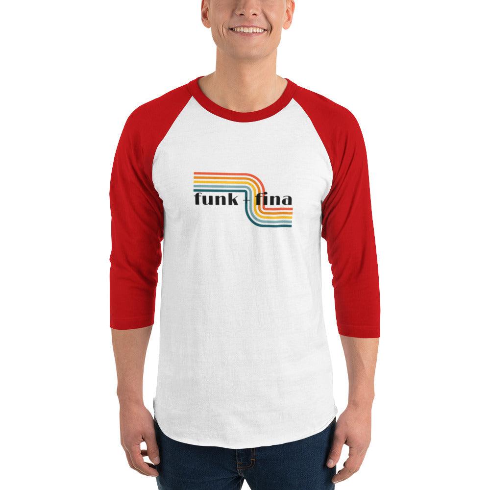 curvy rainbow | baseball tee - f u n k + f i n a