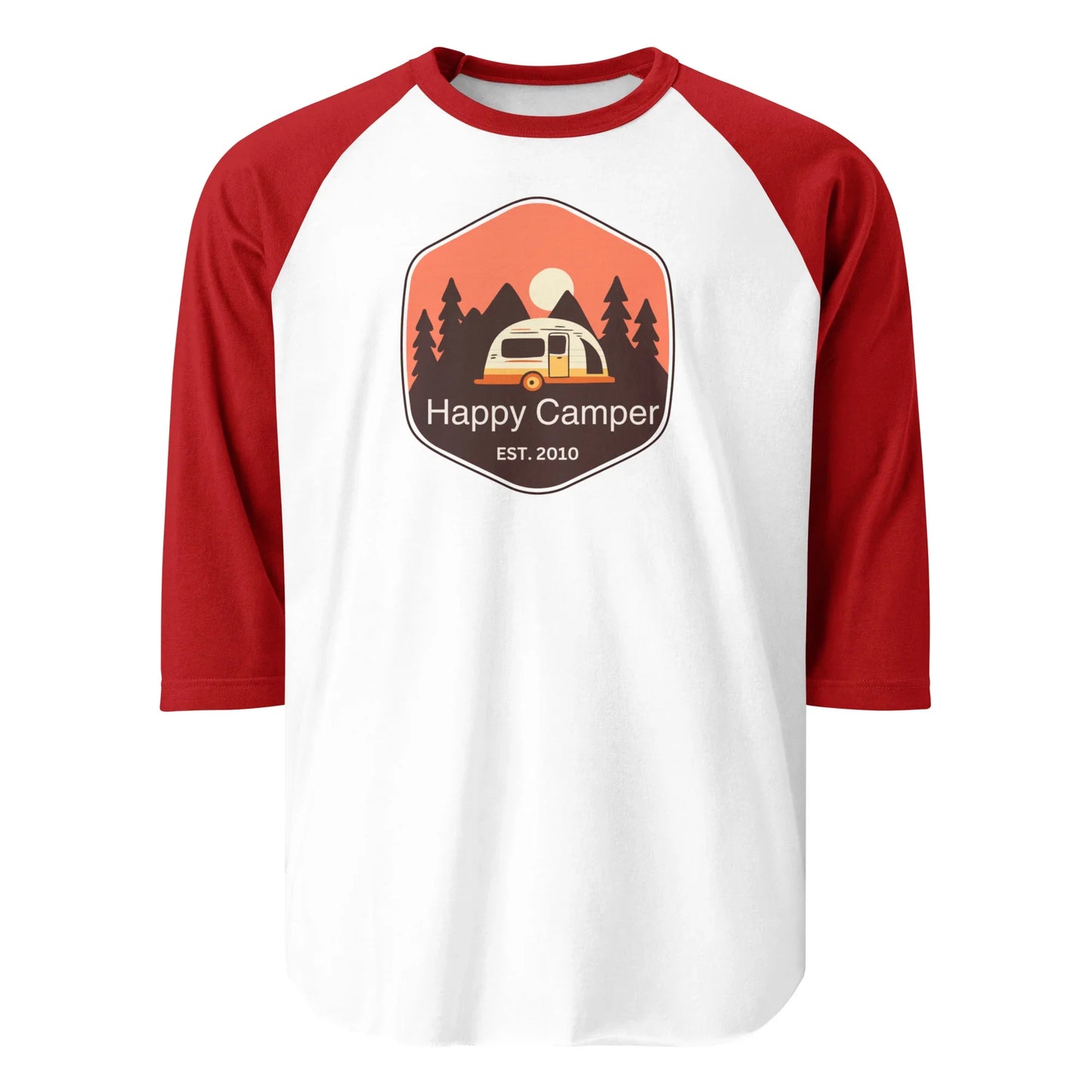 brown happy camper | baseball tee - f u n k + f i n a