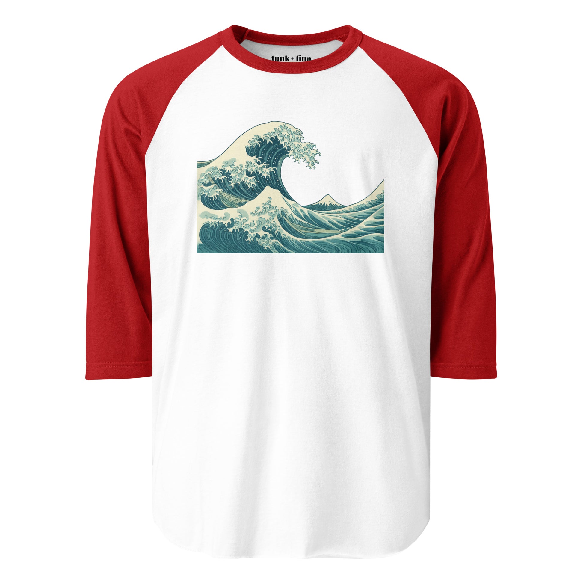 katsushika wave | baseball tee