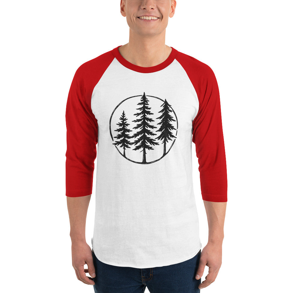 circle of trees | baseball tee