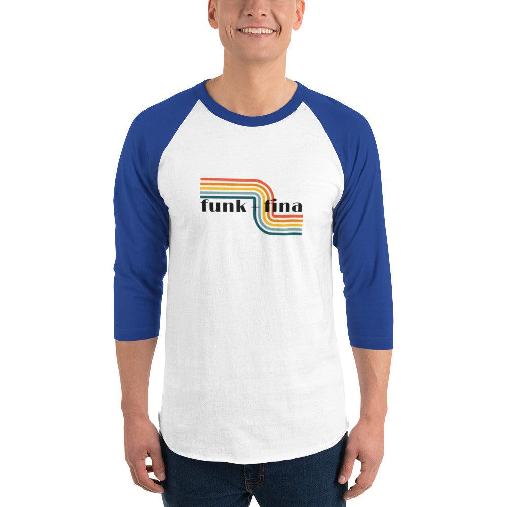 curvy rainbow | baseball tee - f u n k + f i n a