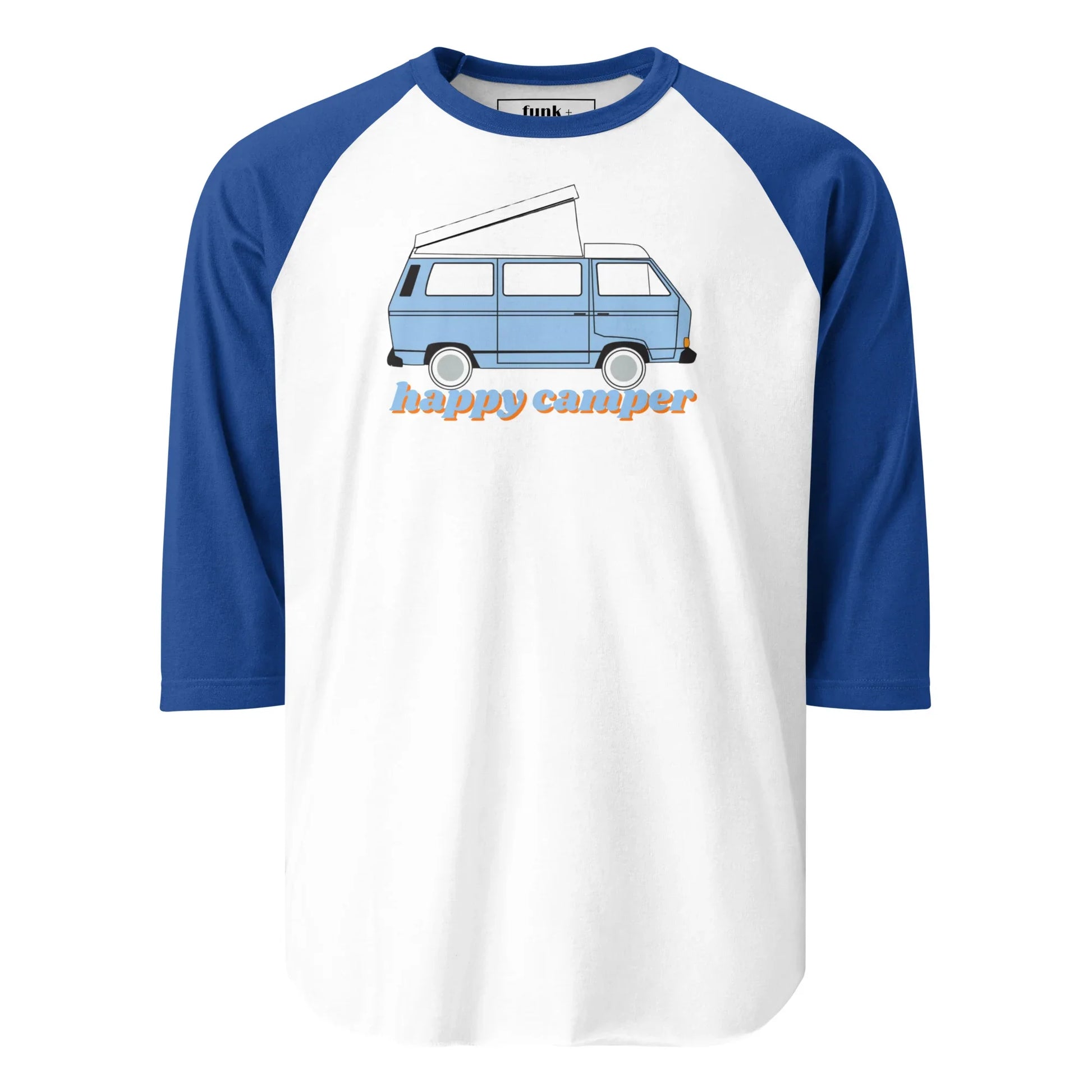 happy blue westfalia | baseball tee - f u n k + f i n a