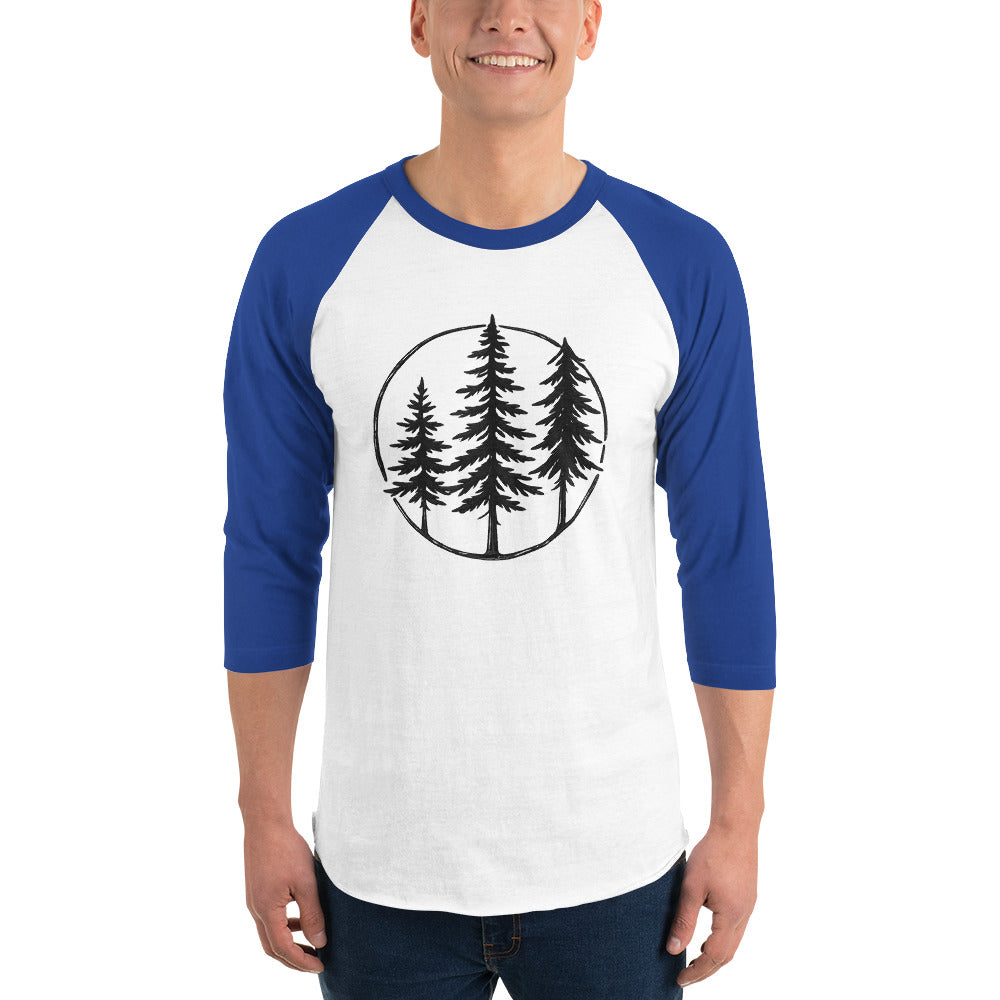 circle of trees | baseball tee