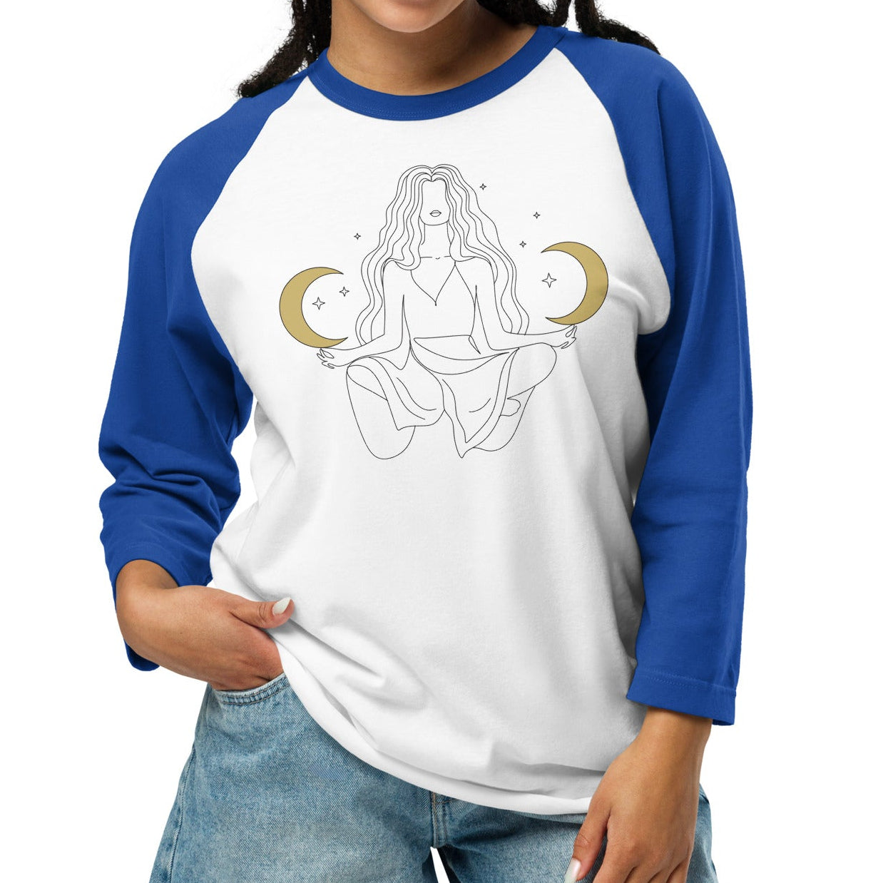 moon goddess | baseball tee