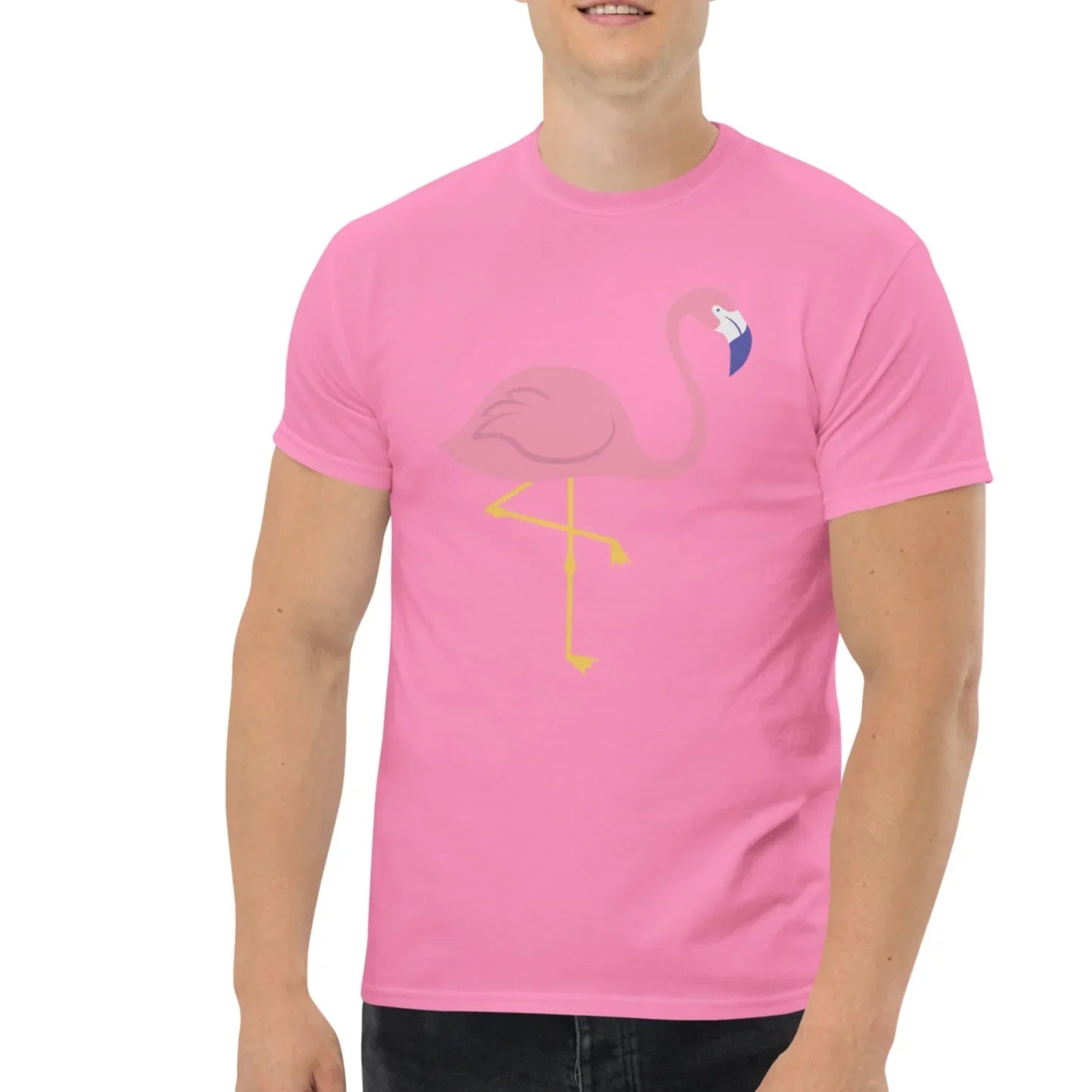 pink flamingo front | classic tee - f u n k + f i n a