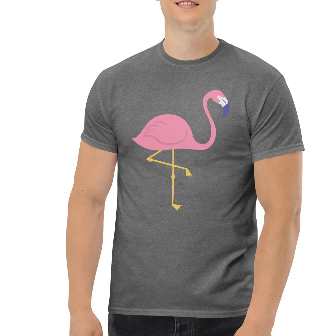 pink flamingo front | classic tee - f u n k + f i n a