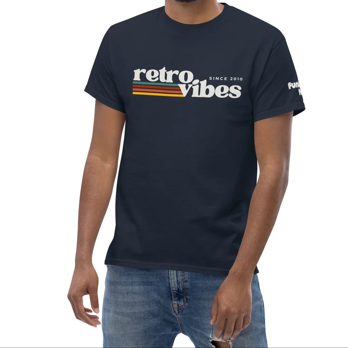 retro vibes | classic tee - f u n k + f i n a