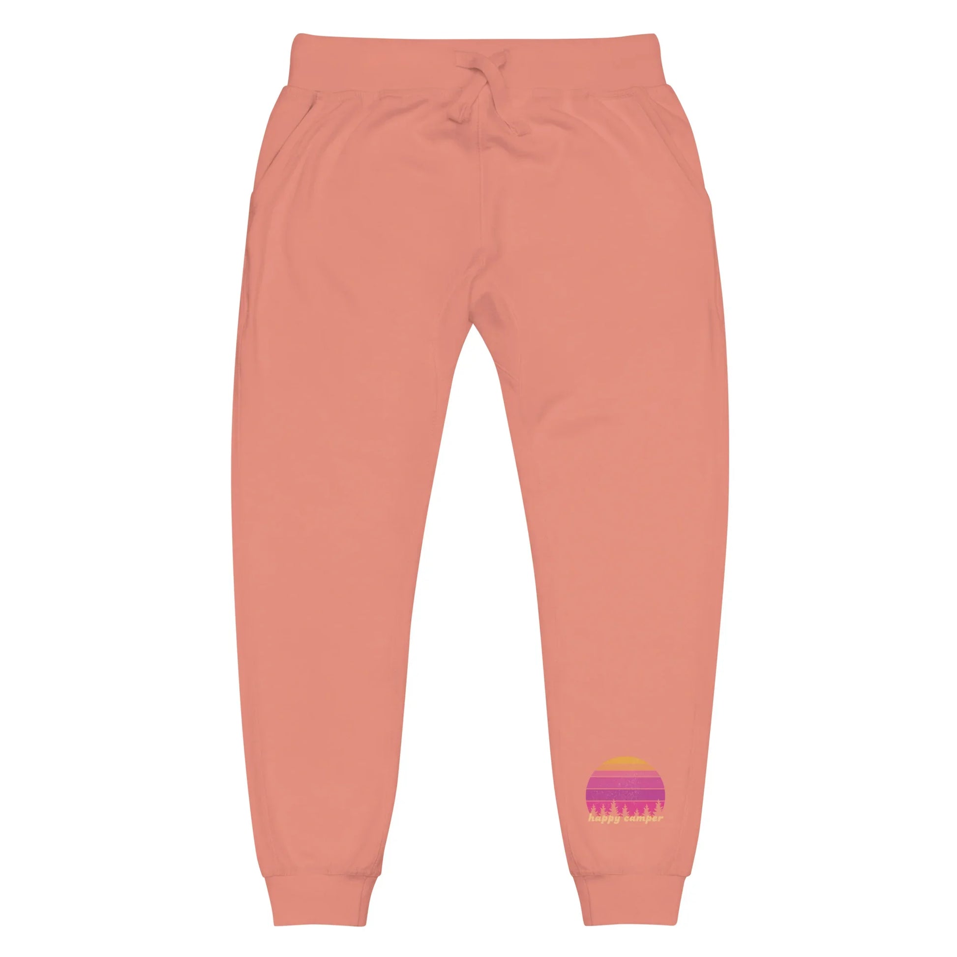 pink sunset | fleece sweatpants - f u n k + f i n a