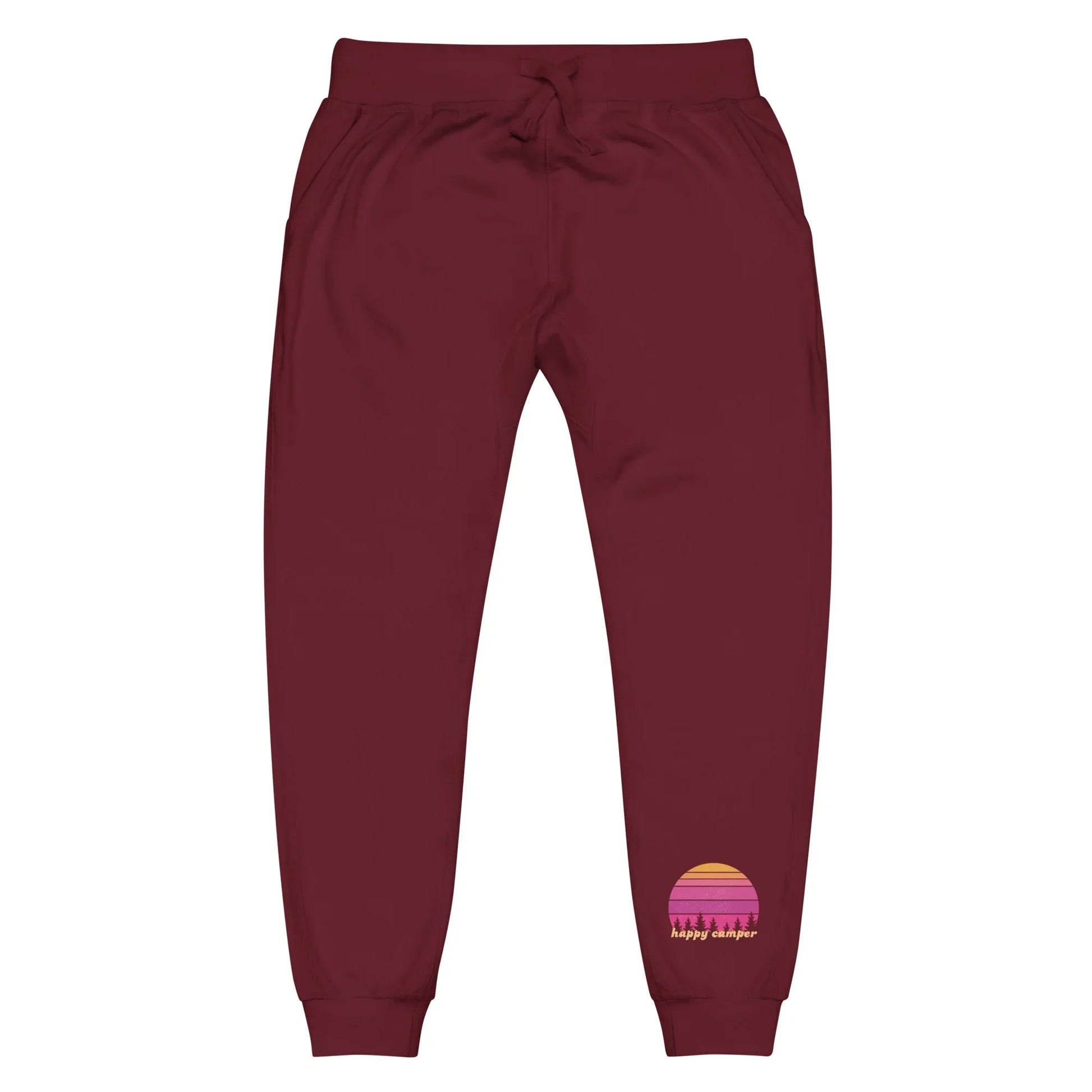 pink sunset | fleece sweatpants - f u n k + f i n a