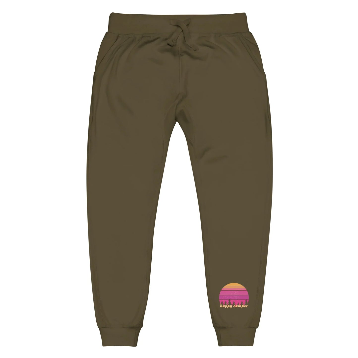 pink sunset | fleece sweatpants - f u n k + f i n a