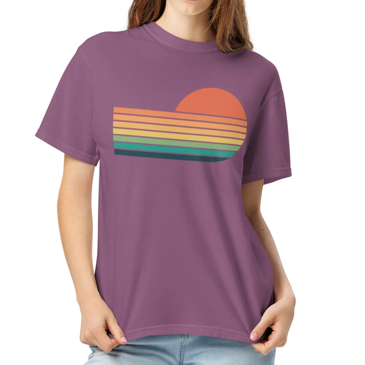 sunset rainbow | tee - f u n k + f i n a