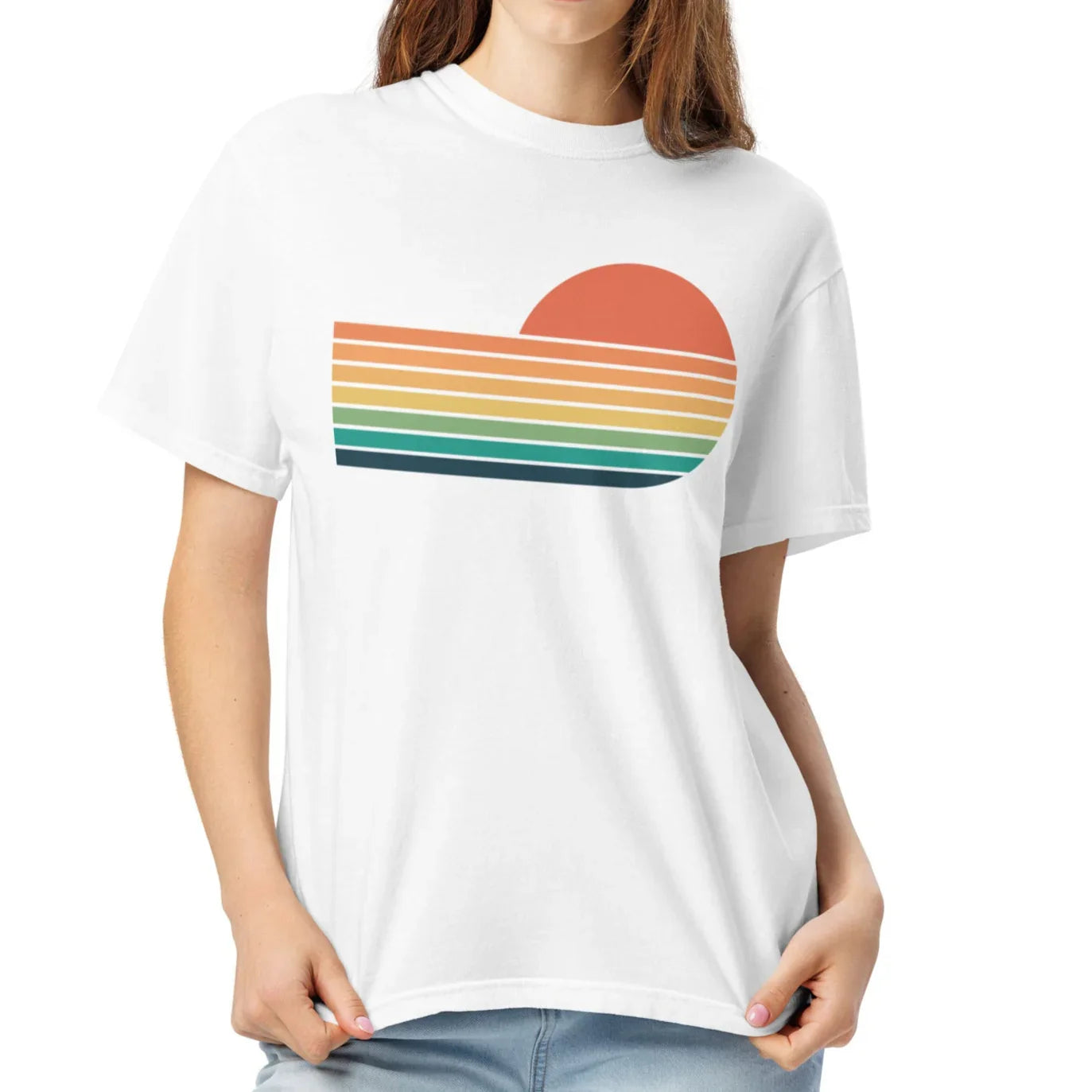 sunset rainbow | tee - f u n k + f i n a