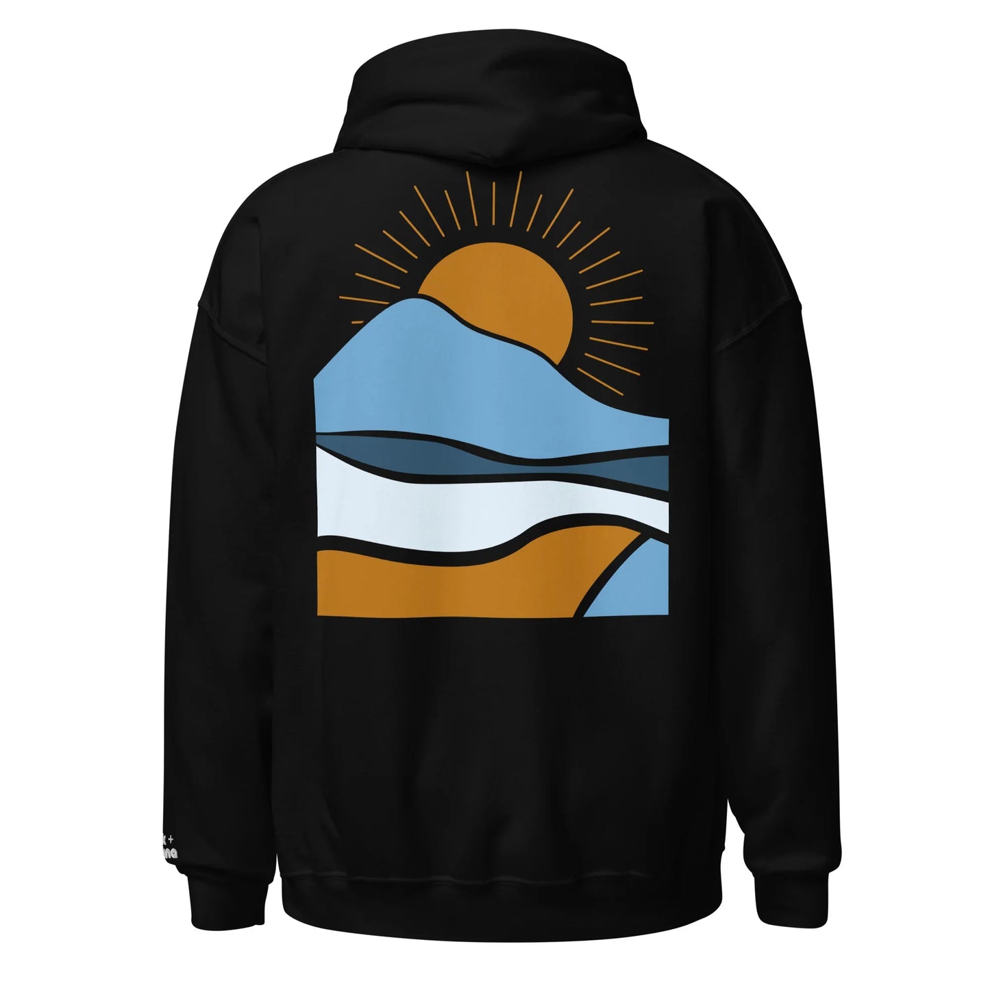 morning sunrise back | hoodie - f u n k + f i n a